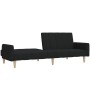 Sofá cama de 2 plazas tela negro de , Sofás - Ref: Foro24-375760, Precio: 270,97 €, Descuento: %