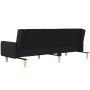 Sofá cama de 2 plazas tela negro de , Sofás - Ref: Foro24-375760, Precio: 270,97 €, Descuento: %