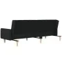 Two-seater black fabric sofa bed by , Sofas - Ref: Foro24-375760, Price: 290,91 €, Discount: %