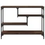 Engineered wood brown oak console table 100x30x75 cm by , Side tables - Ref: Foro24-838917, Price: 63,73 €, Discount: %