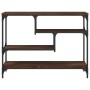 Mesa consola madera de ingeniería marrón roble 100x30x75 cm de , Mesas auxiliares - Ref: Foro24-838917, Precio: 62,47 €, Desc...