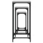 Mesas auxiliares apilables 3 pzas madera ingeniería gris Sonoma de , Mesas auxiliares - Ref: Foro24-838941, Precio: 49,31 €, ...