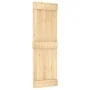 Puerta corredera con herrajes madera maciza de pino 70x210 cm de , Puertas - Ref: Foro24-3203026, Precio: 170,50 €, Descuento: %