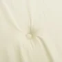 Cojín silla de jardín respaldo alto 2 uds tela crema 120x50x3cm de , Cojines para sillas y sofás - Ref: Foro24-43181, Precio:...