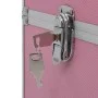 Maletín de maquillaje 37x24x35 cm aluminio rosa de vidaXL, Neceseres - Ref: Foro24-91838, Precio: 53,87 €, Descuento: %