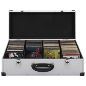 Koffer für 80 CD Aluminium und ABS silber von vidaXL, CD/DVD-Organizer und -Hüllen - Ref: Foro24-91854, Preis: 59,17 €, Rabat...