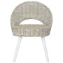 Butaca de ratán kubu blanco de , Sillones - Ref: Foro24-285229, Precio: 231,81 €, Descuento: %