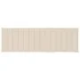 Lounger with cream impregnated pinewood cushion by , Loungers - Ref: Foro24-3065911, Price: 157,18 €, Discount: %
