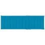 Tumbona con cojín azul madera de pino impregnada de , Tumbonas - Ref: Foro24-3065913, Precio: 151,48 €, Descuento: %