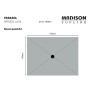 Madison Sombrilla Patmos Luxe rectangular 210x140 cm gris taupé de , Sombrillas - Ref: Foro24-418775, Precio: 77,69 €, Descue...