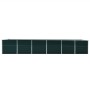 Arriate de jardín de acero galvanizado verde 480x80x77 cm de , Maceteros y jardineras - Ref: Foro24-47069, Precio: 144,52 €, ...