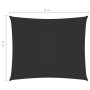 Toldo de vela rectangular tela Oxford gris antracita 5x6 m de , Sombrillas - Ref: Foro24-135109, Precio: 84,94 €, Descuento: %