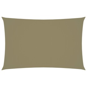 Toldo de vela rectangular tela Oxford beige 4x7 m de , Sombrillas - Ref: Foro24-135163, Precio: 76,71 €, Descuento: %