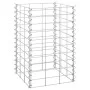 Gabion flower beds 3 units iron 30x30x50 cm by , Pots and planters - Ref: Foro24-151248, Price: 39,22 €, Discount: %