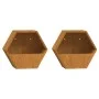 Jardineras de pared 2 uds acero corten oxidado 30x10x25 cm de , Maceteros y jardineras - Ref: Foro24-823684, Precio: 34,99 €,...
