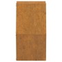 Jardineras de pared 2 uds acero corten oxidado 30x10x25 cm de , Maceteros y jardineras - Ref: Foro24-823684, Precio: 35,07 €,...