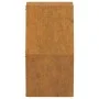 Jardineras de pared 2 uds acero corten oxidado 30x10x25 cm de , Maceteros y jardineras - Ref: Foro24-823684, Precio: 34,99 €,...