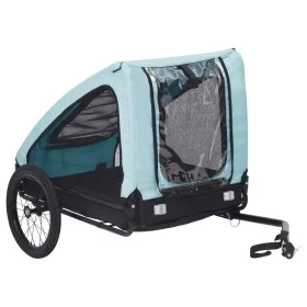 Blue and Black Pet Bike Trailer by , pet strollers - Ref: Foro24-92595, Price: 128,85 €, Discount: %