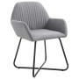 Sillas de comedor giratorias 2 unidades tela gris claro de vidaXL, Sillas de comedor - Ref: Foro24-249807, Precio: 161,56 €, ...