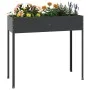 Jardinera de acero galvanizado gris antracita 100,5x40,5x90 cm de , Maceteros y jardineras - Ref: Foro24-152263, Precio: 54,6...