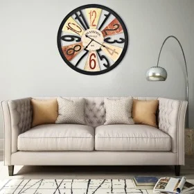 Reloj de pared de metal multicolor 60 cm de , Relojes de pared - Ref: Foro24-283863, Precio: 53,70 €, Descuento: %