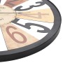 Reloj de pared de metal multicolor 60 cm de , Relojes de pared - Ref: Foro24-283863, Precio: 54,30 €, Descuento: %