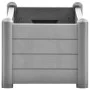 Arriate de jardín PP gris piedra 100x43x35 cm de , Maceteros y jardineras - Ref: Foro24-317580, Precio: 117,04 €, Descuento: %