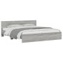 Estructura de cama cabecero y luces LED gris Sonoma 180x200 cm de , Camas y somieres - Ref: Foro24-3207593, Precio: 212,49 €,...