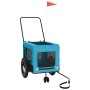 Remolque de bicicleta mascotas hierro tela Oxford azul negro de , Cochecitos para mascotas - Ref: Foro24-93932, Precio: 92,06...
