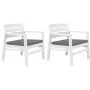 Juego de muebles de jardín 3 piezas plástico blanco de vidaXL, Conjuntos de jardín - Ref: Foro24-45620, Precio: 192,56 €, Des...