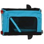 Remolque de bicicleta mascotas hierro tela Oxford azul negro de , Cochecitos para mascotas - Ref: Foro24-93932, Precio: 92,06...