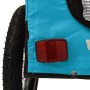 Remolque de bicicleta mascotas hierro tela Oxford azul negro de , Cochecitos para mascotas - Ref: Foro24-93932, Precio: 92,06...