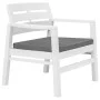 Juego de muebles de jardín 3 piezas plástico blanco de vidaXL, Conjuntos de jardín - Ref: Foro24-45620, Precio: 192,56 €, Des...