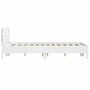 Estructura de cama con cabecero y luces LED blanco 120x200 cm de , Camas y somieres - Ref: Foro24-3207553, Precio: 195,91 €, ...