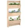 Jardinera de pared 3 niveles madera maciza pino 60x18,5x110 cm de , Maceteros y jardineras - Ref: Foro24-825114, Precio: 68,9...