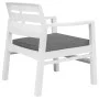 Juego de muebles de jardín 3 piezas plástico blanco de vidaXL, Conjuntos de jardín - Ref: Foro24-45620, Precio: 192,56 €, Des...