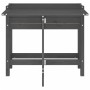 Jardinera con tapa plegable madera maciza de pino gris de , Maceteros y jardineras - Ref: Foro24-825123, Precio: 98,28 €, Des...