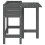 Jardinera con tapa plegable madera maciza de pino gris de , Maceteros y jardineras - Ref: Foro24-825123, Precio: 98,28 €, Des...