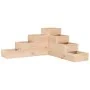 Jardinera de 4 niveles madera maciza de pino 80,5x79x36 cm de , Maceteros y jardineras - Ref: Foro24-825317, Precio: 67,32 €,...