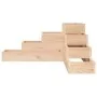 Jardinera de 4 niveles madera maciza de pino 80,5x79x36 cm de , Maceteros y jardineras - Ref: Foro24-825317, Precio: 67,32 €,...