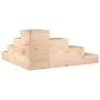 Jardinera de 4 niveles madera maciza de pino 80,5x79x36 cm de , Maceteros y jardineras - Ref: Foro24-825317, Precio: 67,32 €,...