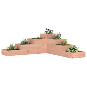 Jardinera de 4 niveles madera maciza Douglas 106x104,5x36 cm de , Maceteros y jardineras - Ref: Foro24-825329, Precio: 87,29 ...