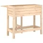 Jardinera con tapa plegable madera maciza de pino de , Maceteros y jardineras - Ref: Foro24-825121, Precio: 87,45 €, Descuent...