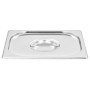 Tapas para bandejas Gastronorm 1/2 acero inoxidable 2 unidades de vidaXL, Tapas de cubetas para mesas de vapor - Ref: Foro24-...