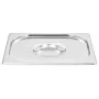 Tapas para bandejas Gastronorm 1/2 acero inoxidable 2 unidades de vidaXL, Tapas de cubetas para mesas de vapor - Ref: Foro24-...