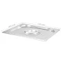 Tapas para bandejas Gastronorm 1/2 acero inoxidable 2 unidades de vidaXL, Tapas de cubetas para mesas de vapor - Ref: Foro24-...