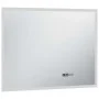 Espejo de baño con LED, sensor táctil y reloj 80x60 cm de vidaXL, Espejos - Ref: Foro24-144738, Precio: 117,96 €, Descuento: %