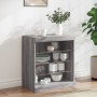 Aparador con luces LED gris Sonoma 60,5x37x67 cm de , Aparadores - Ref: Foro24-836698, Precio: 64,48 €, Descuento: %