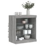 Aparador con luces LED gris Sonoma 60,5x37x67 cm de , Aparadores - Ref: Foro24-836698, Precio: 64,48 €, Descuento: %