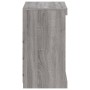 Aparador con luces LED gris Sonoma 60,5x37x67 cm de , Aparadores - Ref: Foro24-836698, Precio: 64,48 €, Descuento: %